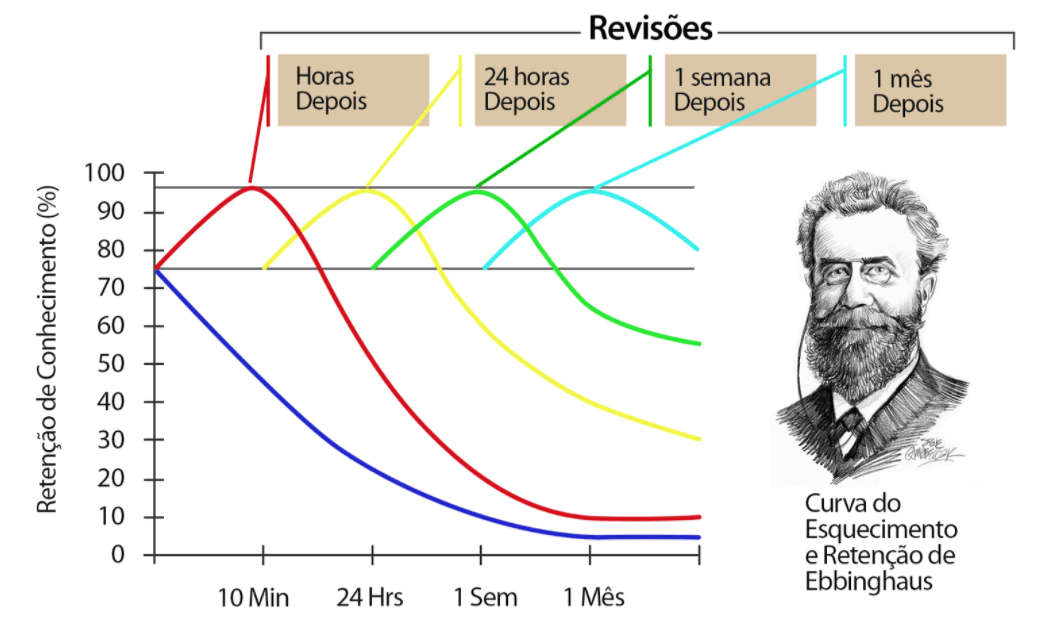 Gráfico da Curva do Esquecimento